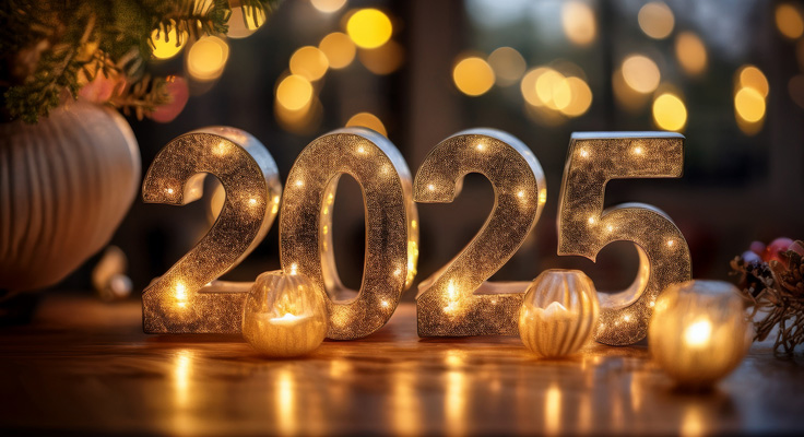 2025 in lights and candles