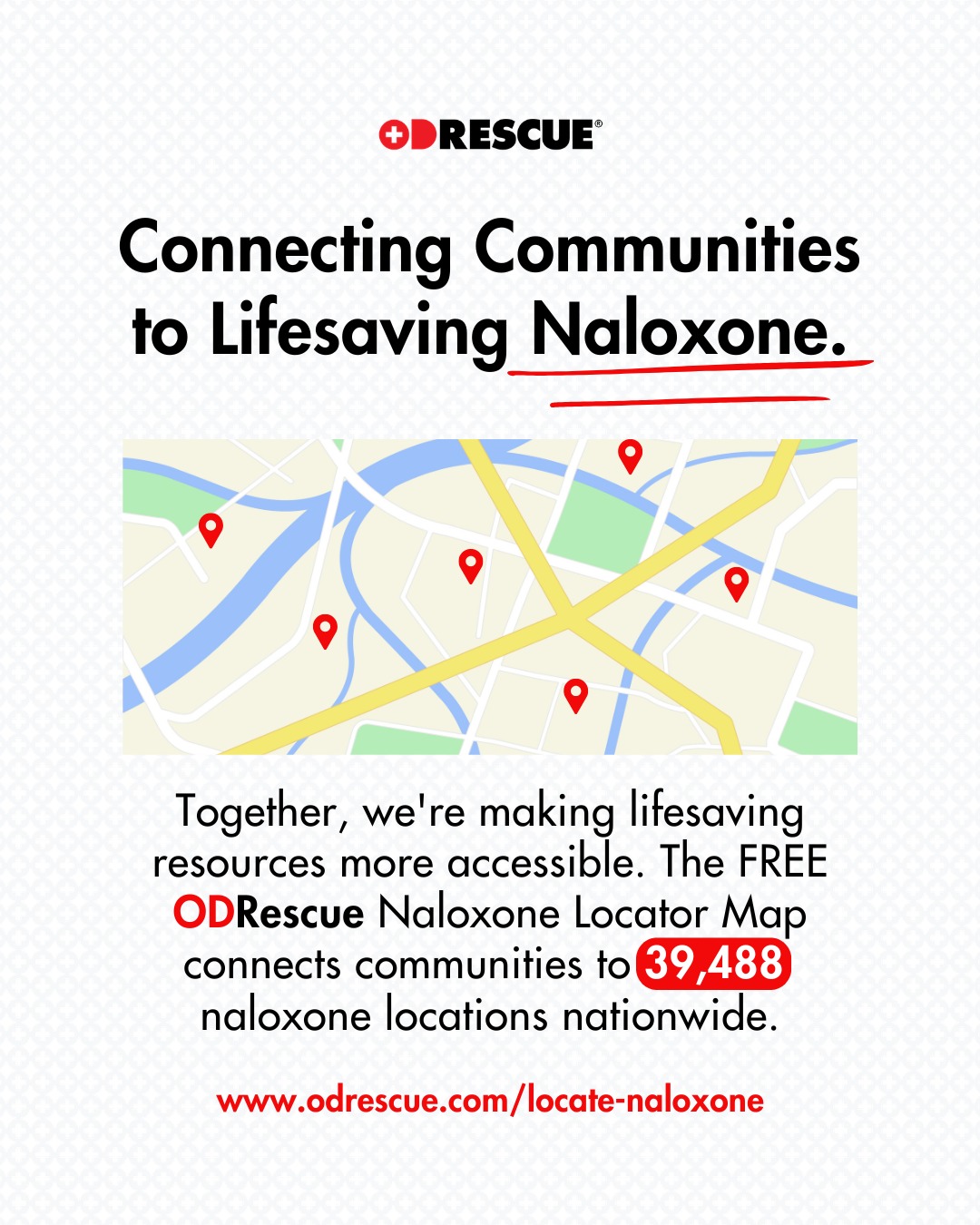 ODRescue Locate Naloxone - connecting communities to life-saving naloxone